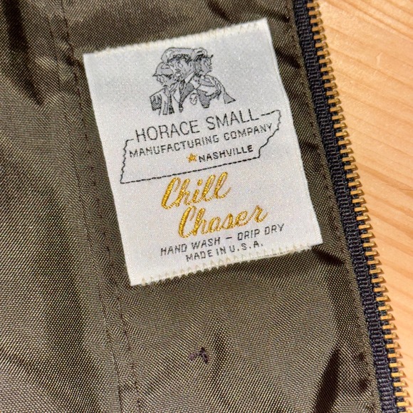 Vintage Horace Small Chill Chaser Nylon Jacket USA Made Workwear Utility M - Picture 4 of 9